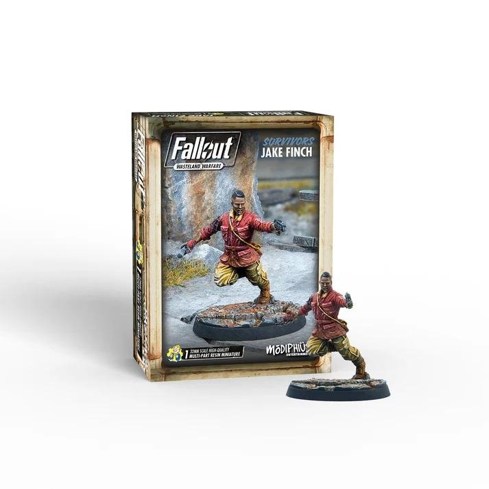 FALLOUT - Wasteland Warfare Survivors Jake Finch Promo - Figurine